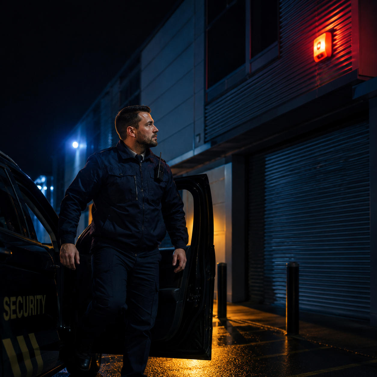 Alarm response security management