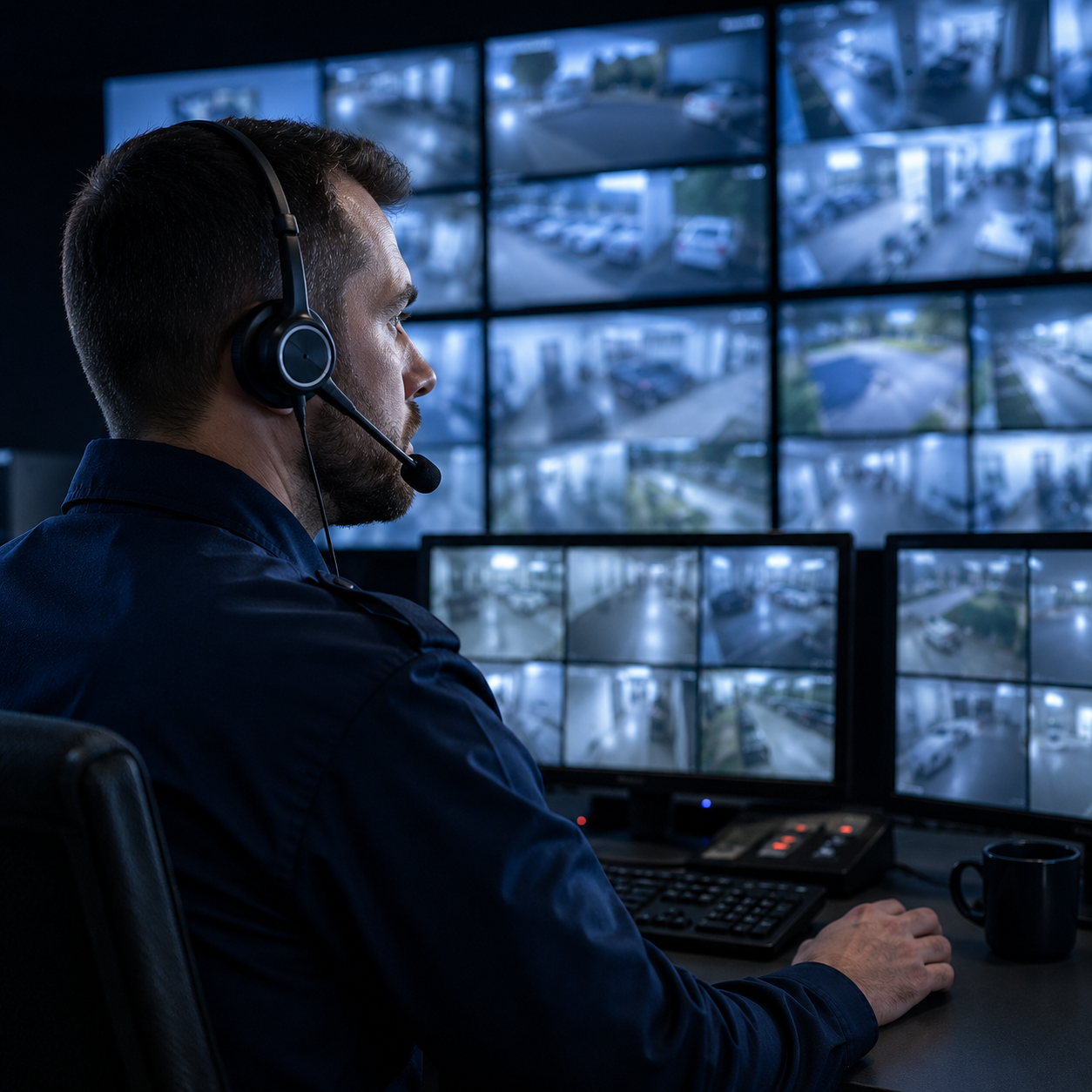 CCTV monitoring security management